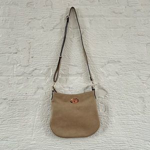 Tan Leather Shoulder Bag